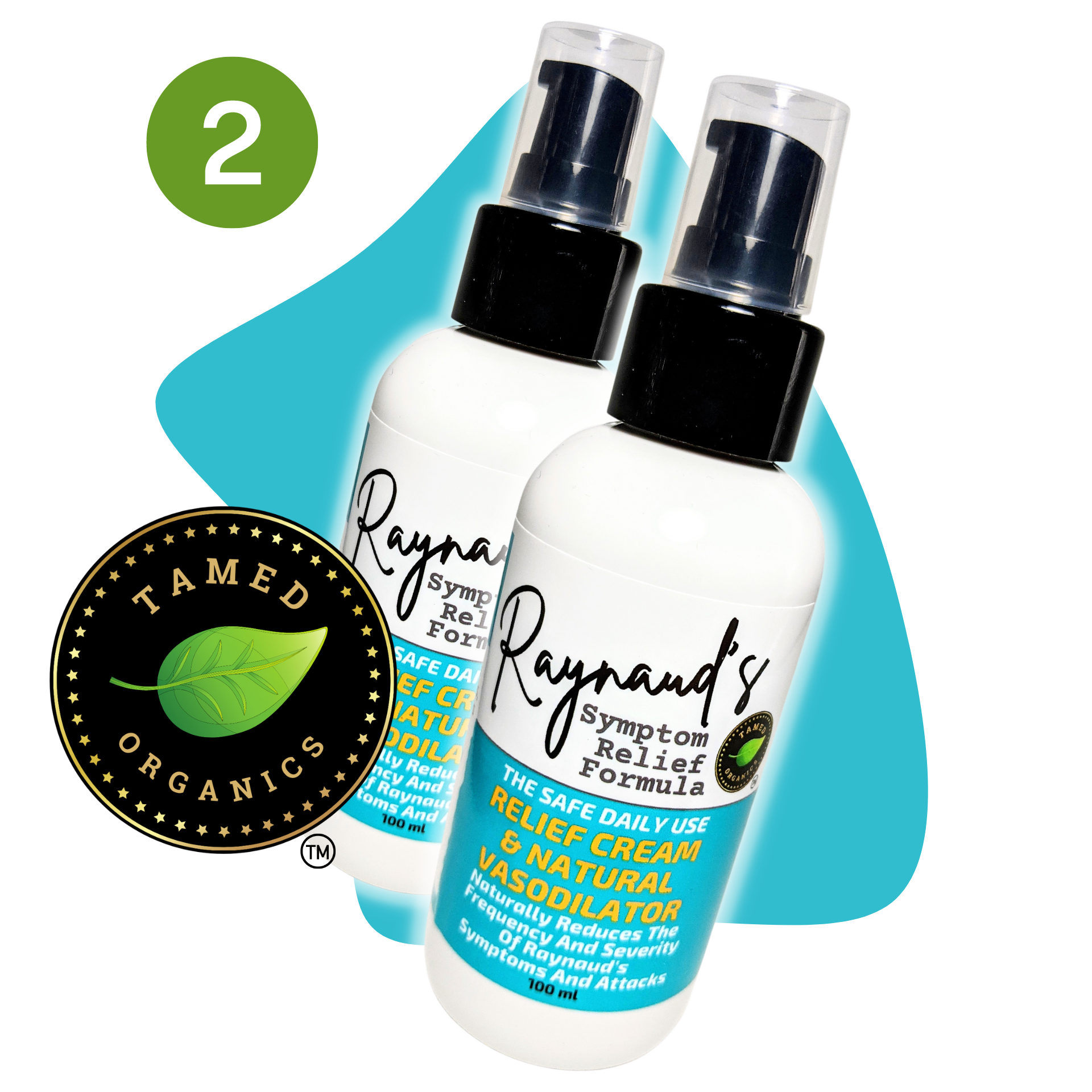 Raynaud's Symptom Relief Cream 2 Bottle Pack