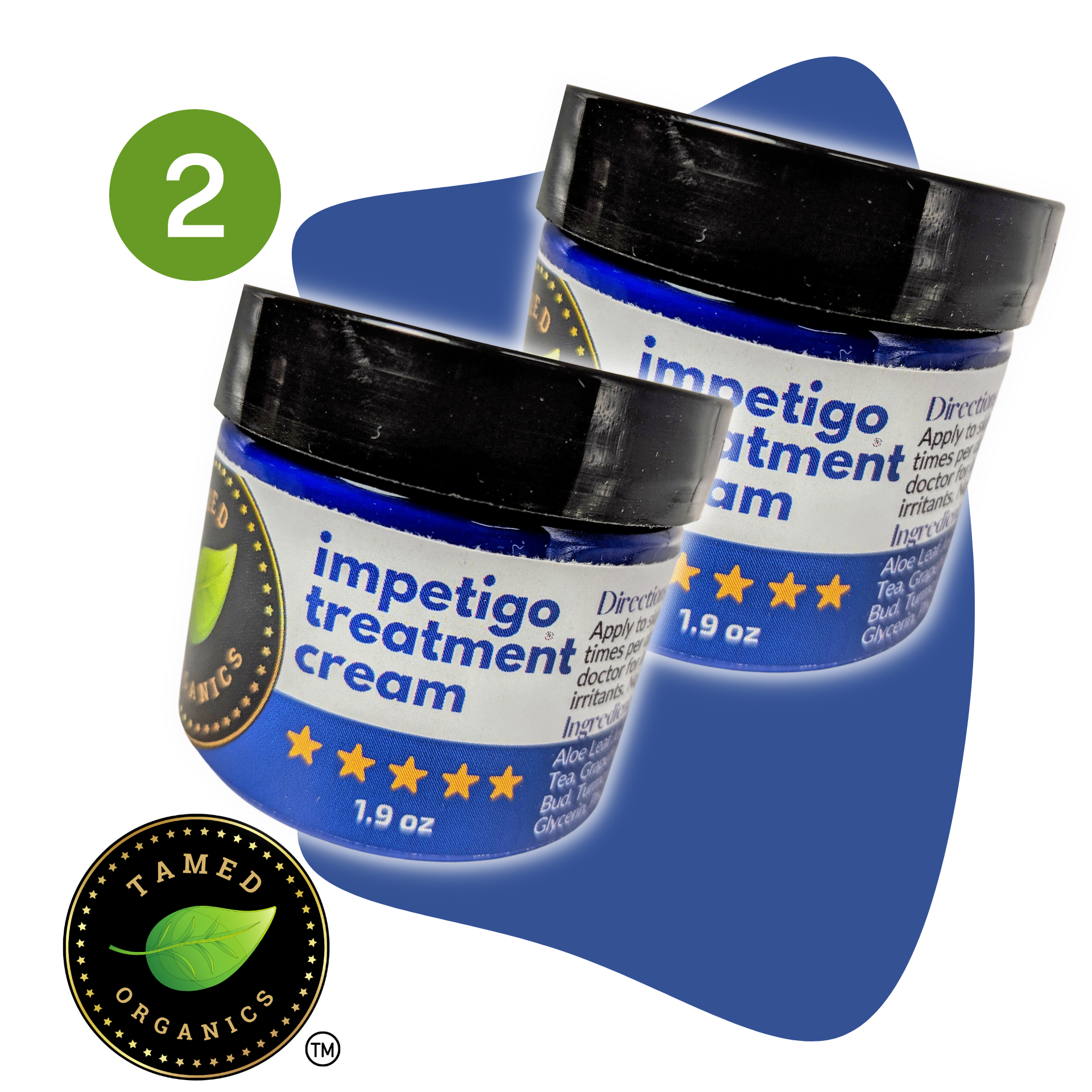Impetigo Natural Relief Cream | 2 Pack