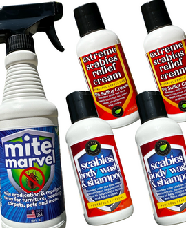 Scabies Complete Treatment System for Family, Home and Pets