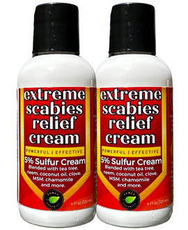 Extreme Scabies Relief Cream (4 Fl Oz) 2 Pack