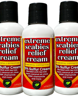 Extreme Scabies Relief Cream (4 Fl Oz) 3 Pack