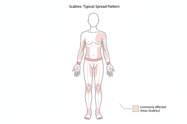Does Scabies Spread All Over the Body? How It Progresses and How to Stop It