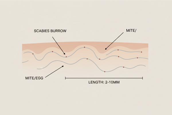 What Do Scabies Burrows Look Like?