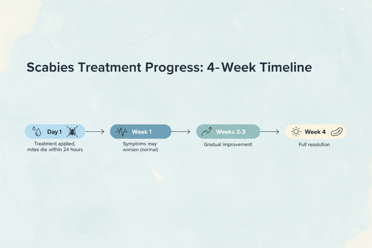 How Long Does Scabies Treatment Take to Work? A Week-by-Week Recovery ...