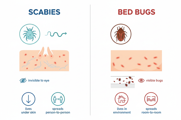 Scabies vs Bed Bugs: How to Tell the Difference and Stop the Itch