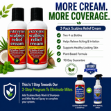 2-Pack Scabies Relief Cream with a sulfur formula for itching, irritation, and skin support.