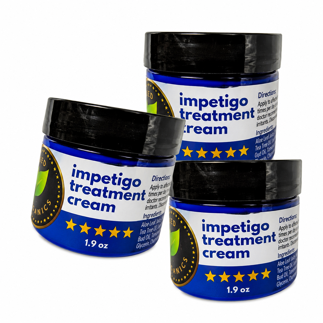 Impetigo Natural Relief Cream | 3 Pack