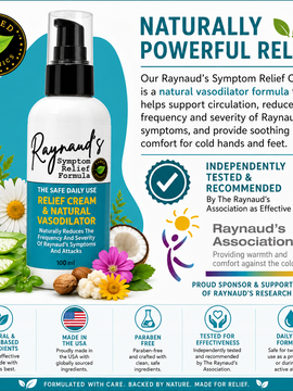 Raynaud's Symptom Relief Cream – Natural Topical Formula