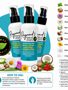 Raynaud's Symptom Relief Cream 3-Bottle Pack