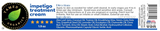 Tamed Organics impetigo treatment cream label with directions and ingredients.