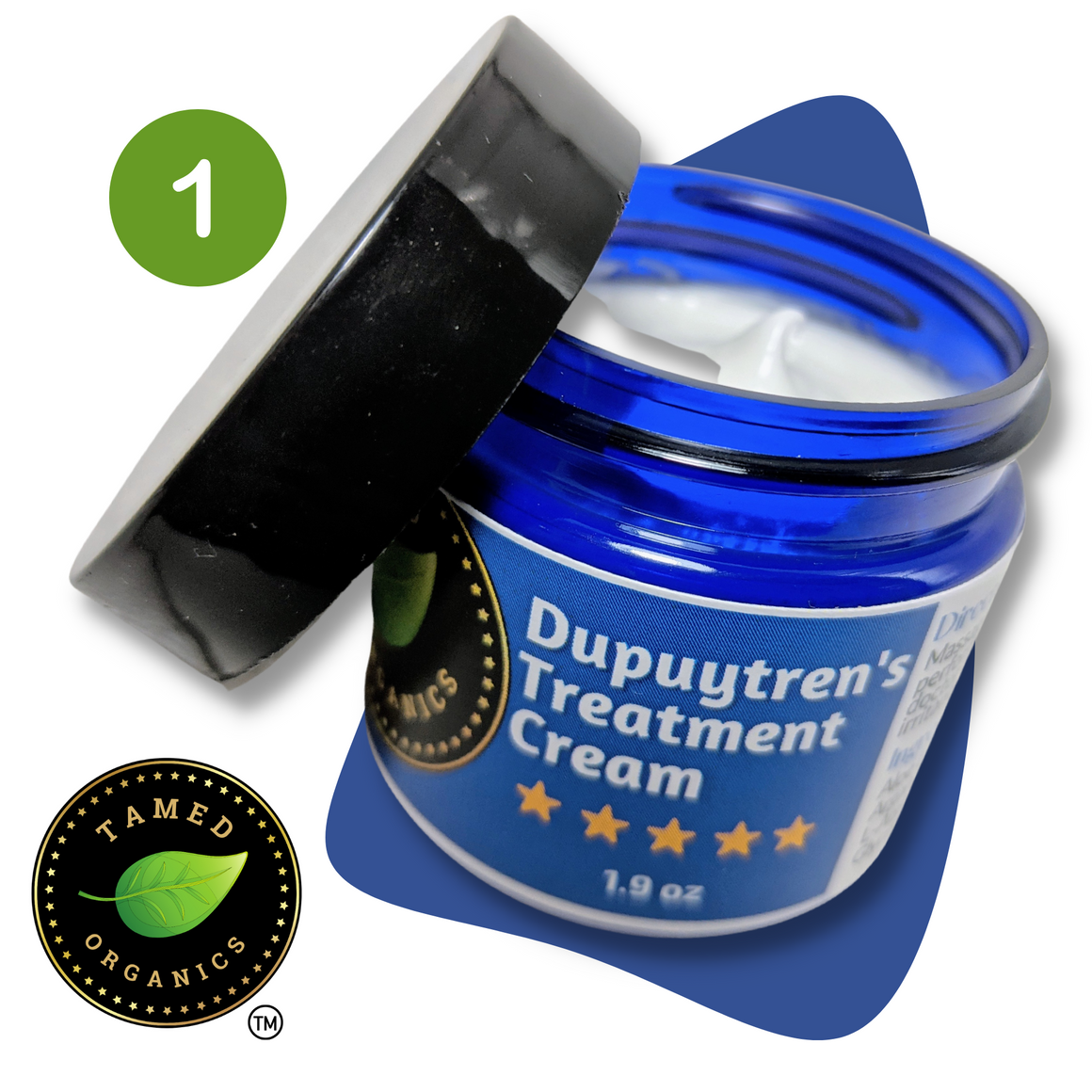 Dupuytren S Contracture Natural Treatment Cream Tamed Organics   Dupuytrens Jar 1 2 580x@2x 