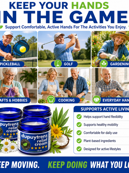 DUPUYTREN'S CONTRACTURE ALL-NATURAL TREATMENT CREAM (Walmart)