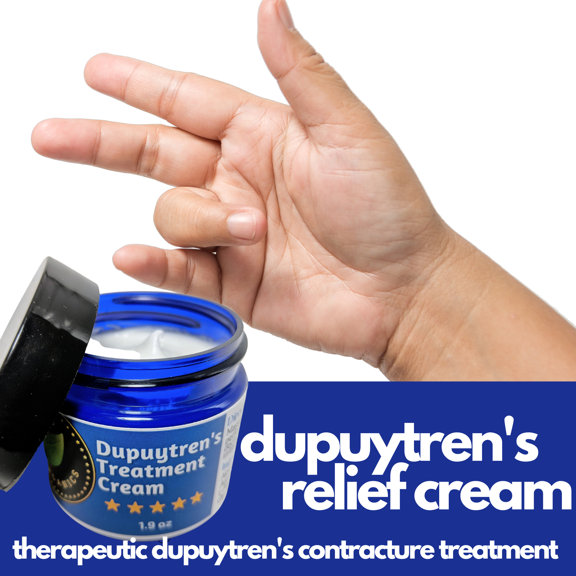 Dupuytren's Contracture Natural Treatment Cream | 2 PK