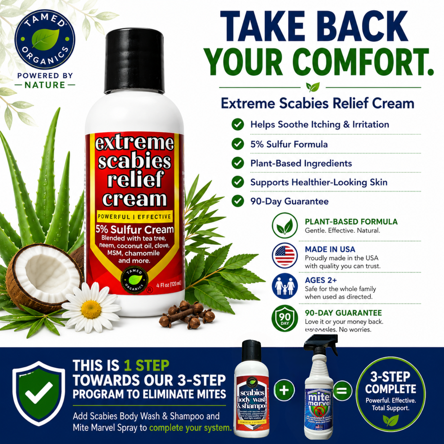 Extreme Scabies Relief Cream (4 Fl Oz)