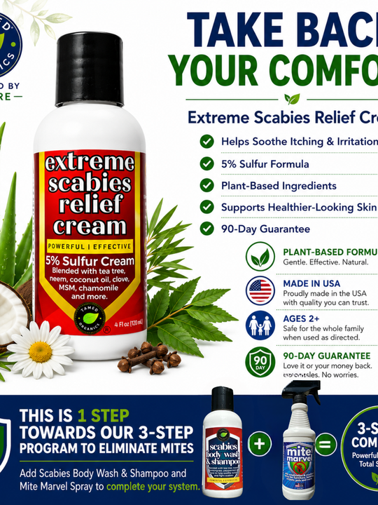 Extreme Scabies Relief Cream (4 Fl Oz)
