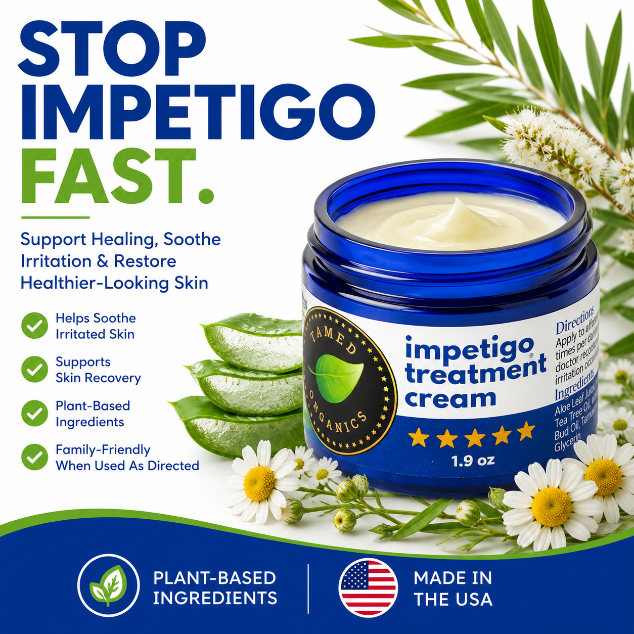 Impetigo Natural Relief Cream