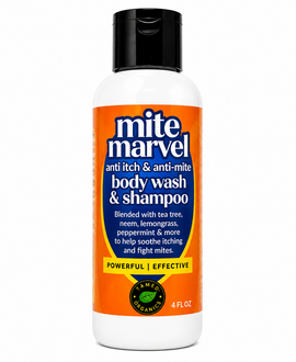 Mite Marvel Anti-Mite and Anti-Itch Soothing Body Wash for Demodex Mites, Human Mites, Seborrheic Dermatitis, and Extreme Itching