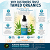 Why customers trust Tamed Organics Raynaud's Cream, featuring premium botanical ingredients, customer-inspired product improvements, and proudly made in the USA.