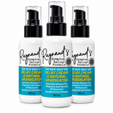 Tamed Organics Raynaud's Symptom Relief Cream 3-Pack featuring three 100 mL pump bottles with natural vasodilator formula on a clean white background.
