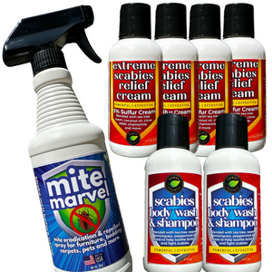 Scabies Complete Treatment System for Family, Home and Pets
