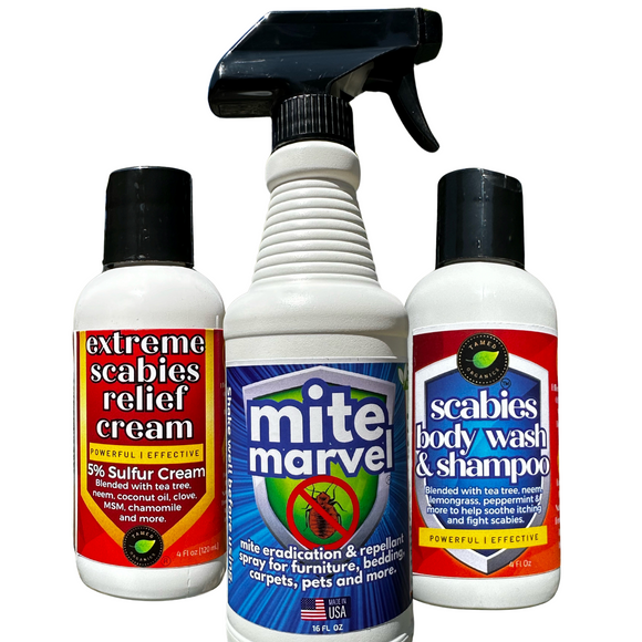 Scabies Complete Personal Treatment System for Self, Home and Pets