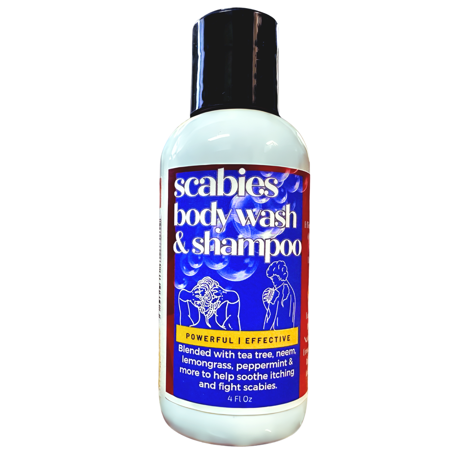 AllNatural Scabies Body Wash and Shampoo Tamed Organics Natural