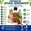Extreme Scabies Relief Cream features sulfur, tea tree, neem, chamomile, coconut oil, and aloe as part of a plant-based scabies skin care formula.