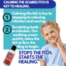Scabies Individual Treatment Kit with 1 Scabies Relief Cream & 1 Scabies Shampoo Body Wash