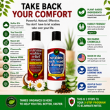 Scabies Treatment Kit with Scabies Relief Cream and Body Wash Shampoo for itching relief and mite support.