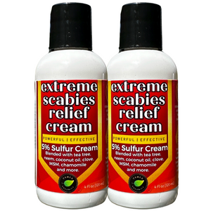 Extreme Scabies Relief Cream (4 Fl Oz) 2 Pack