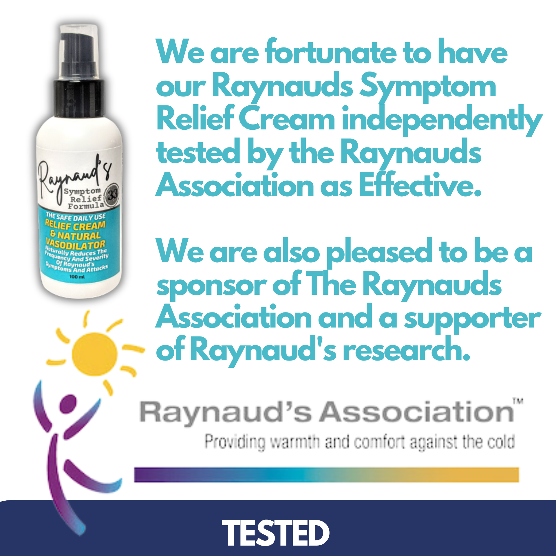 Raynaud's Symptom Relief Cream 2-Bottle Pack
