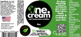 Tamed Organics One Cream product label featuring ingredients, directions, and suggested uses.