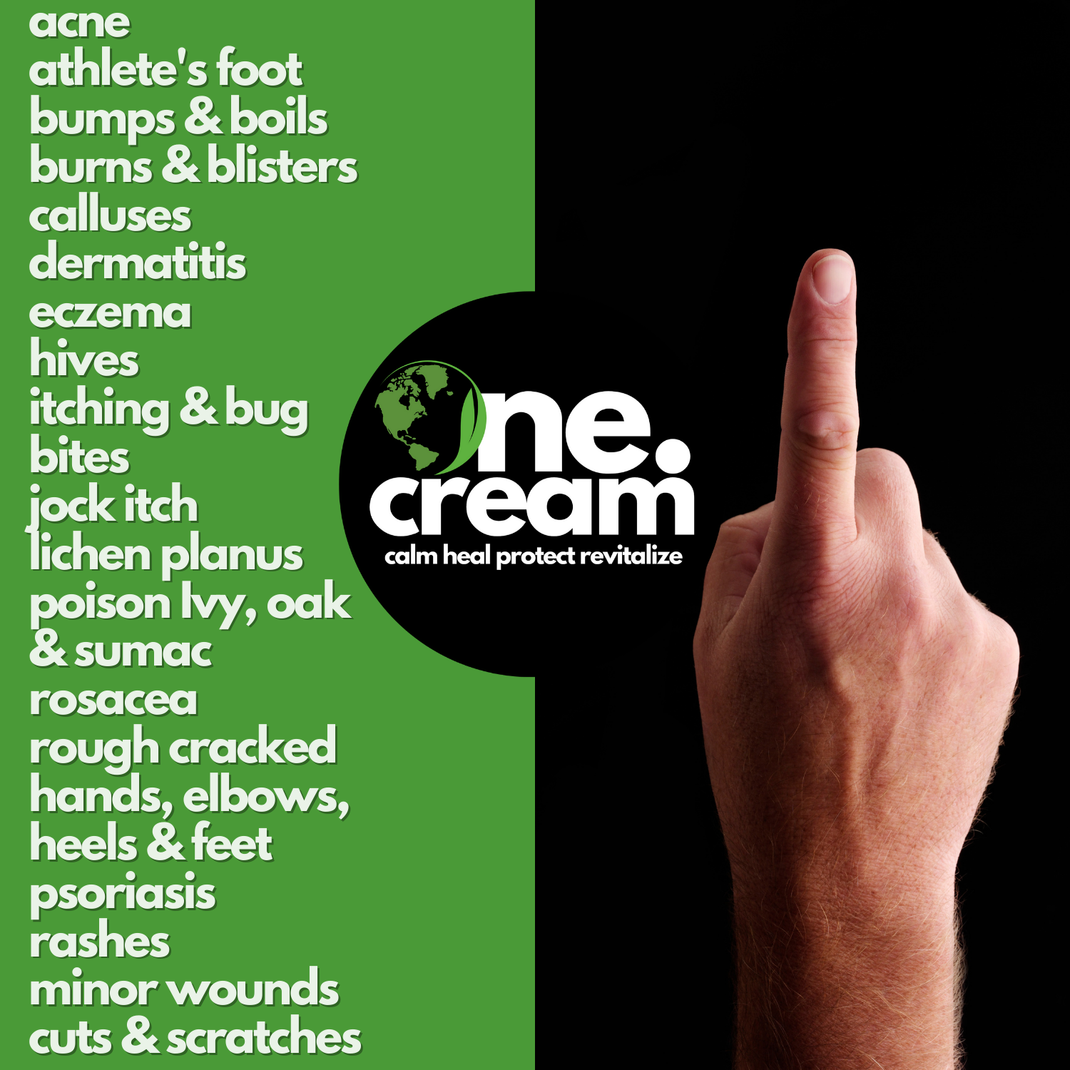 One Natural Therapeutic Healthy Face and Body Skin Cream